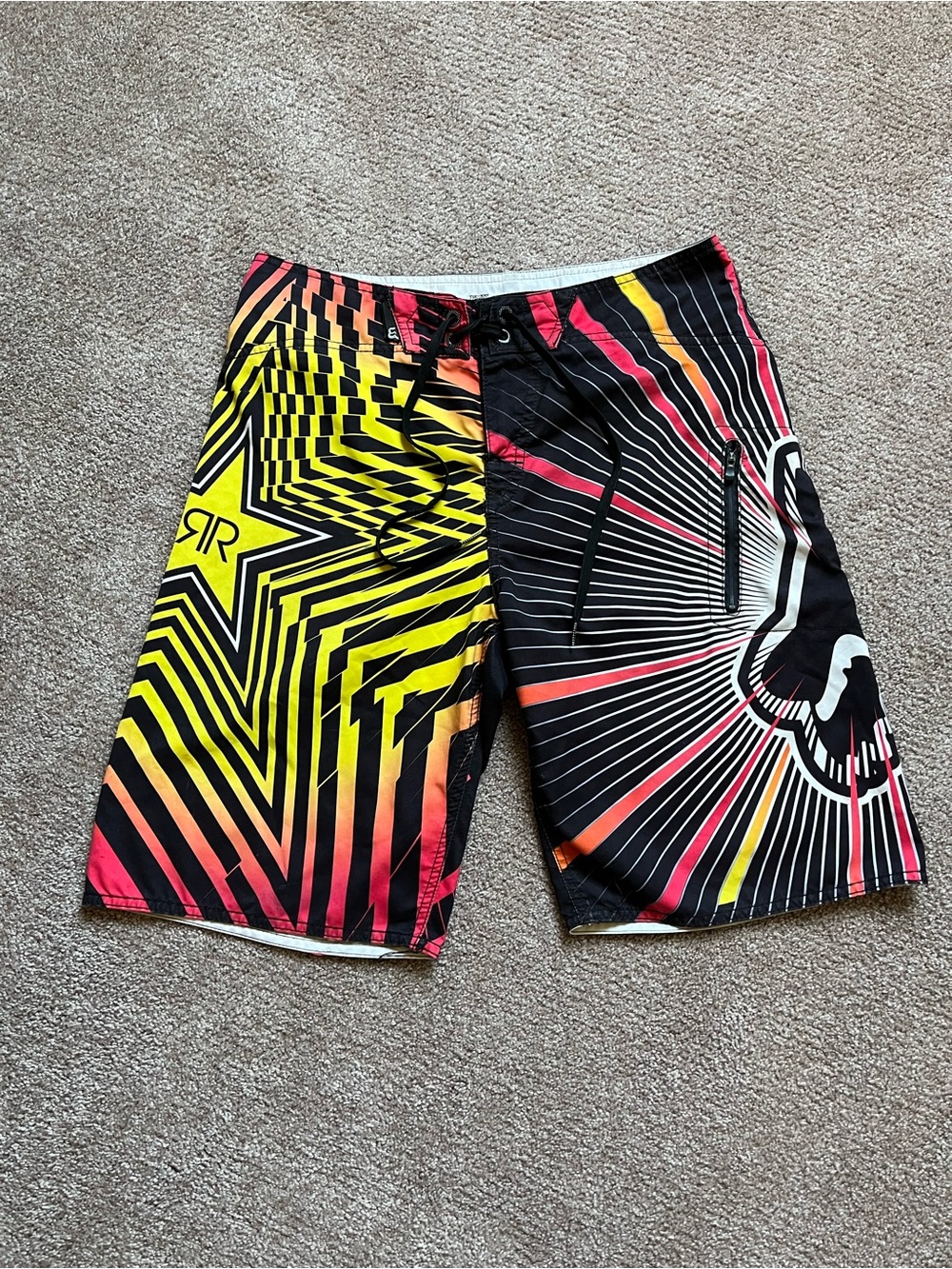 VTG 00’s / Y2K Fox Racing x Rockstar Energy Men’s Boardshorts
